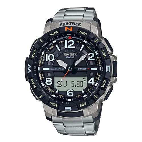 Đồng hồ CASIO PROTREK 50.8 mm Nam PRT-B50T-7DR Màu Bạc