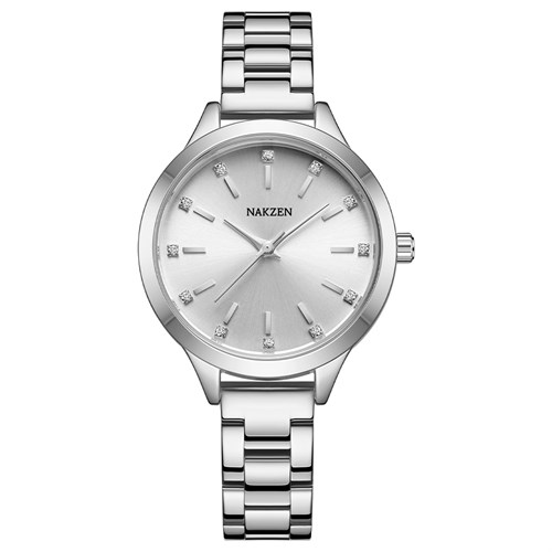 Đồng hồ Nakzen 34 mm Nữ SS8367L-7 Màu Bạc