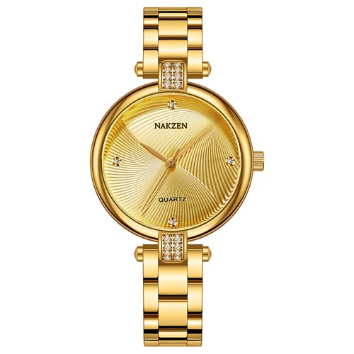 Đồng hồ Nakzen 33 mm Nữ SS8310LD-3 Màu Vàng