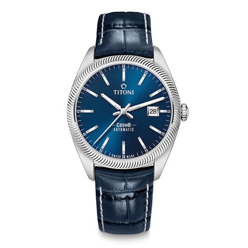 Đồng hồ Titoni 41 mm Nam 878 S-ST-612 Màu Xanh Navy