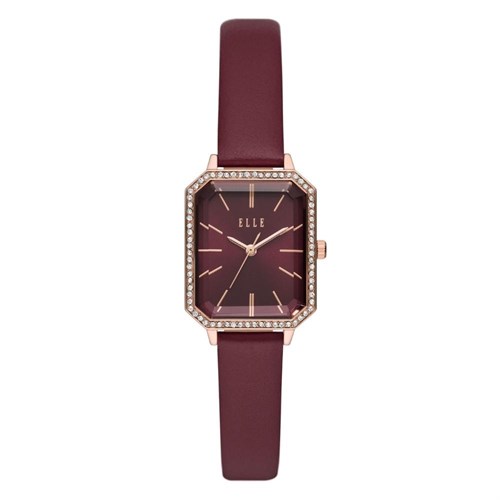 Đồng hồ Elle Grands Boulevards 22 mm Nữ ELL25060 Màu Đỏ