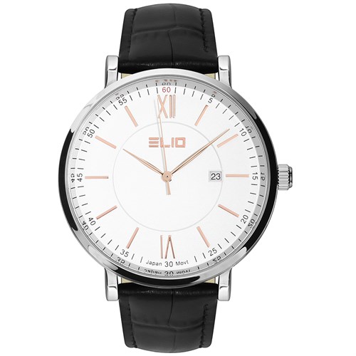 Đồng hồ Elio 42 mm Nam EC017-01 Màu Đen