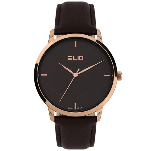 Đồng hồ Elio 40 mm Nam EC019-01 Màu Nâu