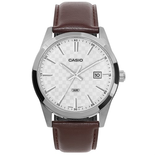 Đồng hồ Casio 41 mm Nam MTP-VD03L-5AUDF Màu Nâu
