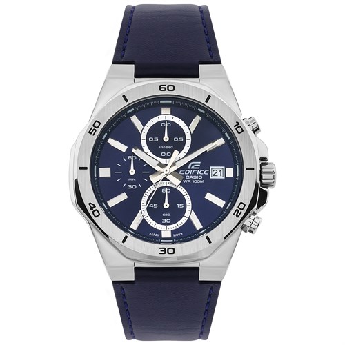 Đồng hồ EDIFICE CASIO 44.3 mm Nam EFV-640L-2AVUDF Màu Xanh Đậm