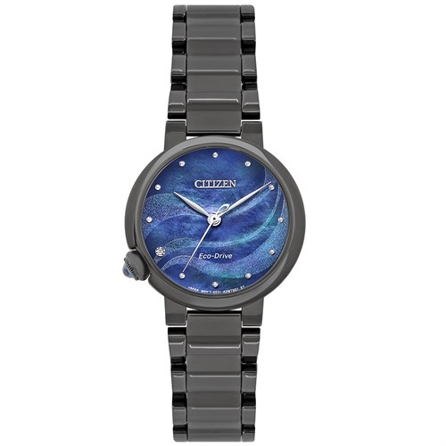 Đồng hồ Citizen Mother Earth 30 mm Nữ EM0915-86N Màu Đen