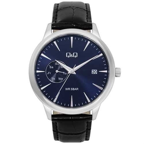 Đồng hồ Q&Q 42 mm Nam A12A-006PY Màu Đen