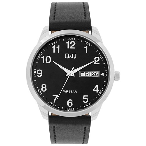 Đồng hồ Q&Q 42 mm Nam C32A-008PY Màu Đen