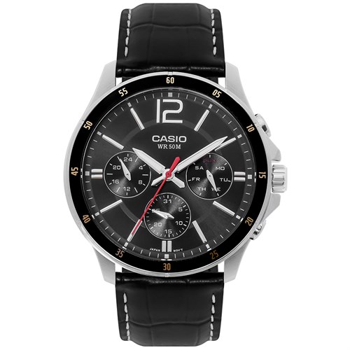 Đồng hồ Casio 43.5 mm Nam MTP-1374L-1AVDF Màu Đen