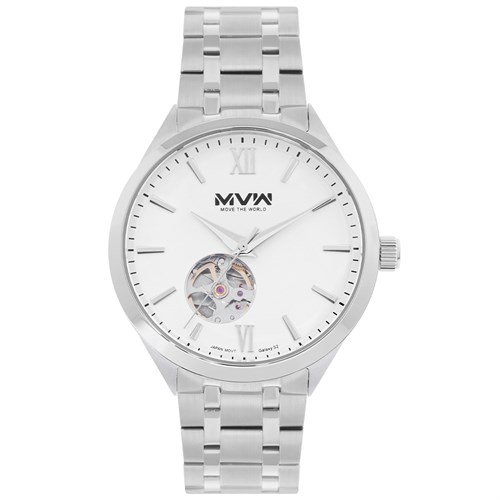 Đồng hồ MVW Star 41 mm Nam MSA092-01-S2 Màu Bạc