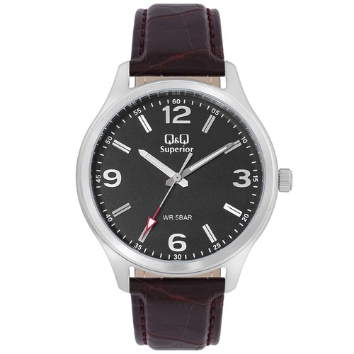 Đồng hồ Q&Q 42 mm Nam S00A-005VY Màu Nâu