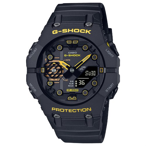 Đồng hồ G-Shock 46 mm Nam GA-B001CY-1ADR Màu Đen