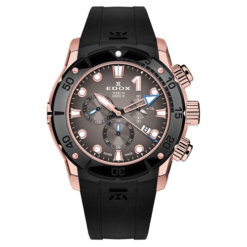 Đồng hồ Edox CO-1 45 mm Nam 10242-TINRCA-BRDR Màu Đen