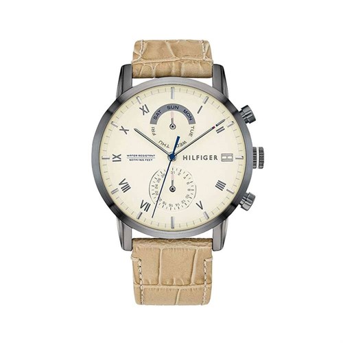 Đồng hồ Tommy Hilfiger 44 mm Nam 1710399 Màu Nâu nhạt