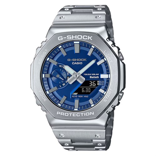 Đồng hồ G-Shock 2100 44.4 mm Nam GM-B2100AD-2ADR Màu Bạc