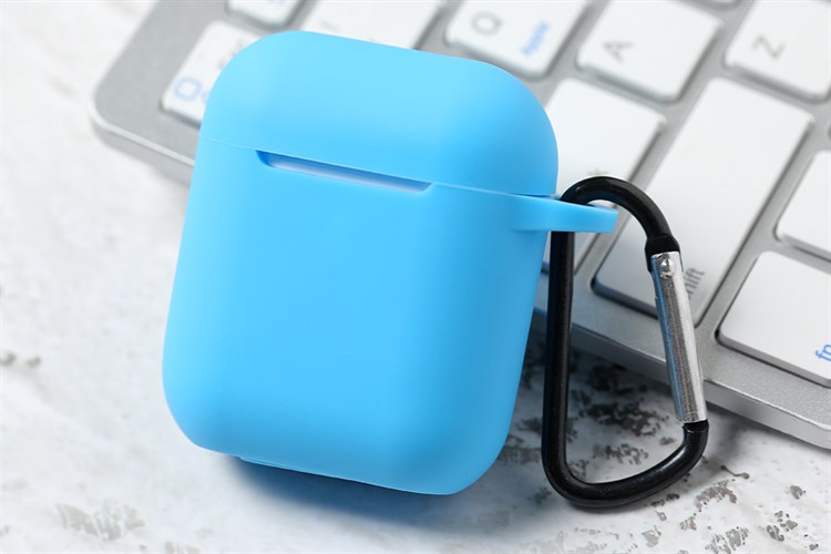 Túi đựng Airpods 1 & 2 Nhựa dẻo OSMIA CK-AP002 Màu Xanh dương nhạt