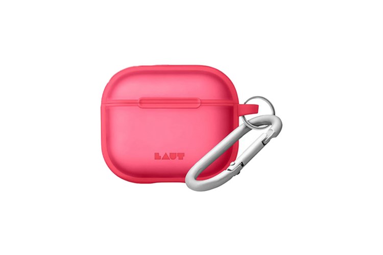Túi đựng AirPods 3 Nhựa cứng viền dẻo Laut HUEX Màu Hồng