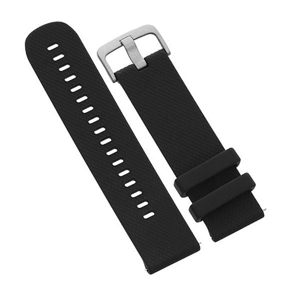 Dây silicone đồng hồ 22mm RZ-JM20 Đen