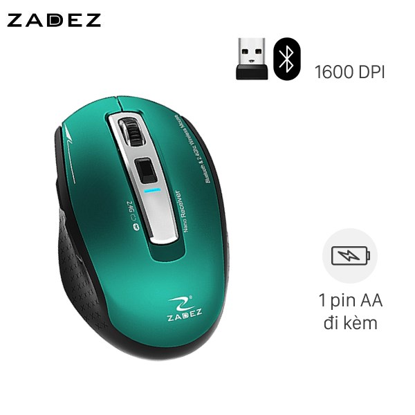 Chuột Không dây Bluetooth Zadez M350