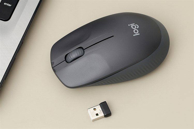 Chuột Không dây Logitech M190 Màu Đen