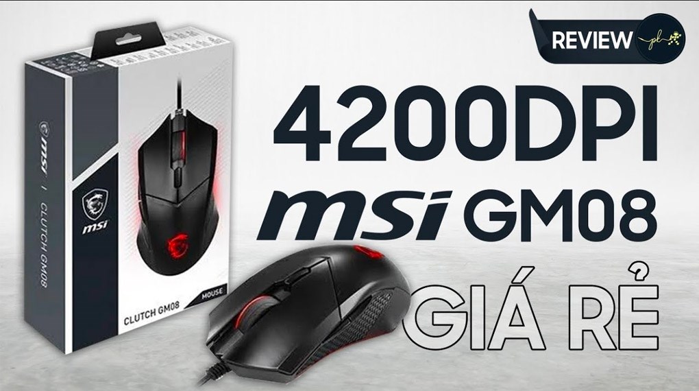 Chuột Có dây Gaming MSI Clutch GM08