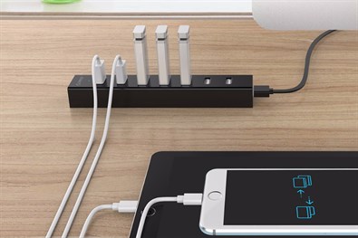 Bộ chia USB Hub 7 cổng USB 2.0 ORICO H7013-U2-10-BK Đen