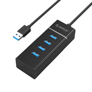 Bộ chia USB Hub 4 cổng USB 3.0 ORICO W6PH4-U3-V2-BK Đen