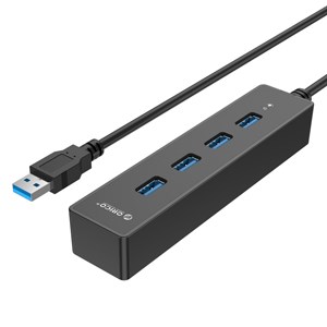 Bộ chia USB Hub 4 cổng USB 3.0 ORICO W8PH4-U3-V1-BK Đen