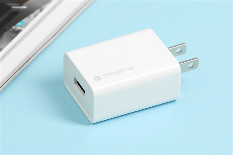 Adapter sạc USB 10W Mophie Màu Trắng