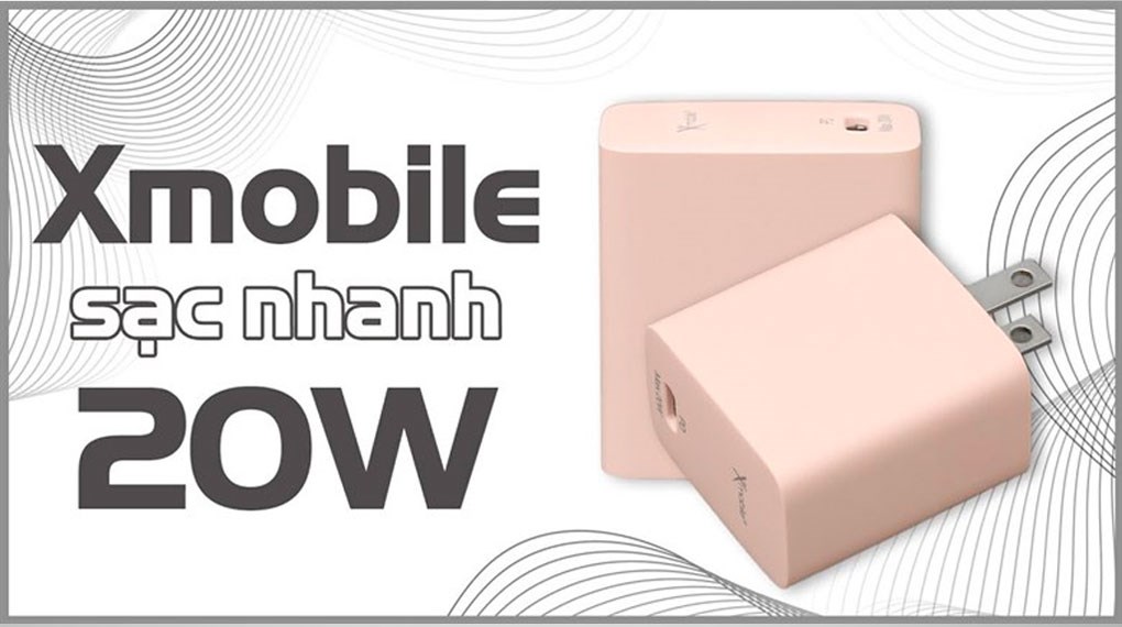 Adapter Sạc Type C PD 20W Xmobile TC20P
