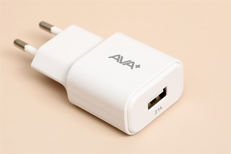 Adapter sạc USB 10.5W AVA+ DS017A-TB Màu Trắng