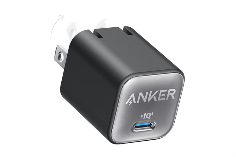 Adapter Sạc Type C PD GaN 30W Anker Nano 3 A2147 Màu Đen