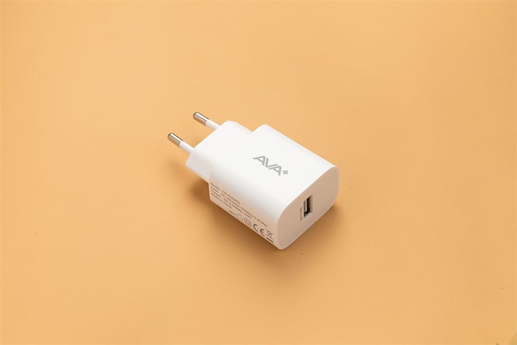 Adapter Sạc USB 12W AVA+ CS-CHG076 Màu Trắng