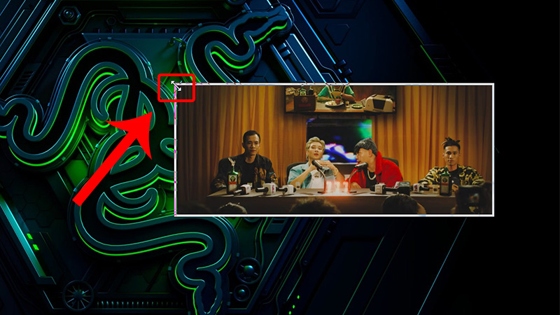Thay đổi kích thước cửa sổ video