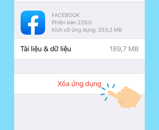 xóa ứng dụng