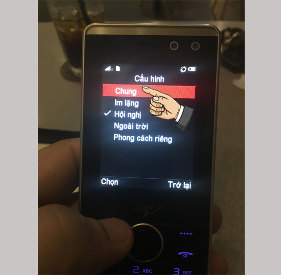 Kích hoạt cấu hình chung