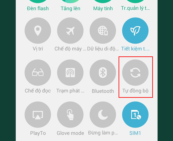 Tắt tính năng tự đồng bộ dữ liệu cho Asus Zenfone.