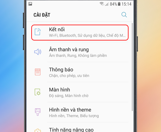 Bước 2: Sau đó bạn chọn Kết nối.