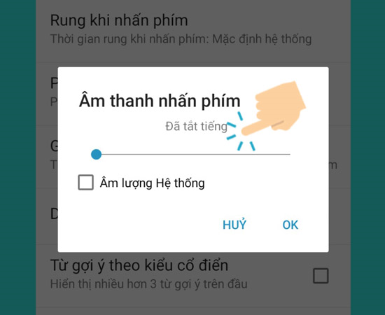 Bước 5: Cuối cùng bạn hãy tắt đi âm thanh và rung.