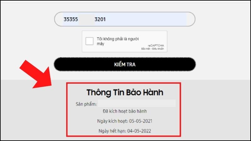 Thông tin bảo hành