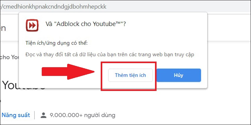 Tải tiện ích Adblock for Youtube