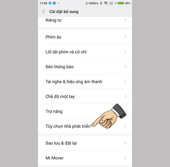 Chế độ nhà phát triển
