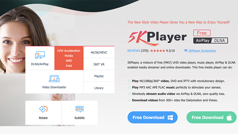 Ứng dụng 5KPlayer