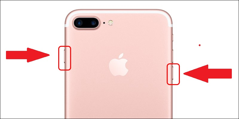 Khởi động lại iPhone 7 Plus