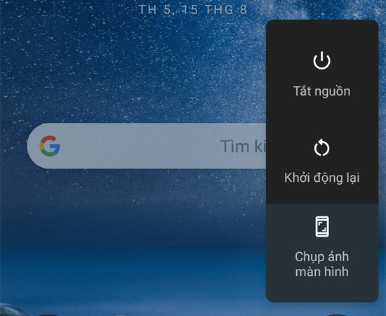 Khởi động lại máy là việc phải làm khá thường xuyên, giúp máy tự động sửa các lỗi nhỏ của hệ thống, hỗ trợ tắt các ứng dụng chạy ngầm và tăng tốc khả năng xử lí của điện thoại nhờ đó mà mạng Wi-Fi có thể kết nối bình thường trở lại. Hãy bấm giữ phím nguồn và chọn Khởi động lại sau đó thử kết nối lại nhé.