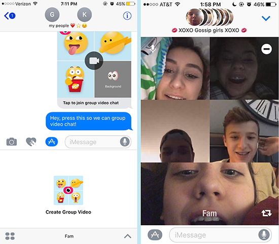 Group Facetime cho phép gọi nhóm trên iMessage và tham gia vào cuộc trò chuyện đang diễn ra.