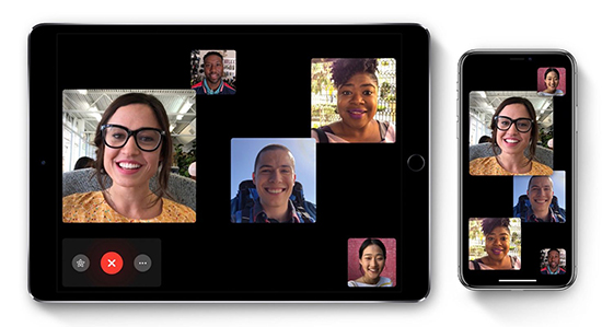 Group Facetime hoạt động tốt trên những mẫu iPhone và iPad mới.