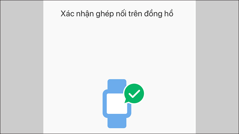 Xác nhận ghép nối thành công