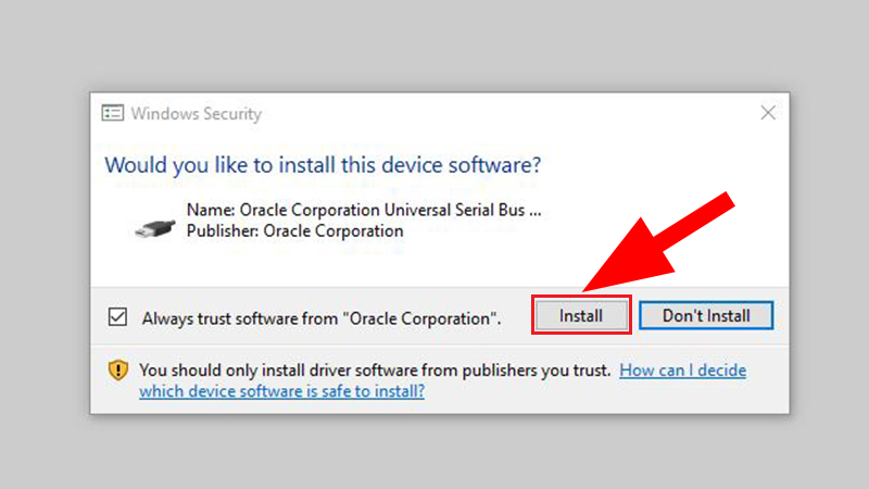 Nhấn Install để cài đặt.