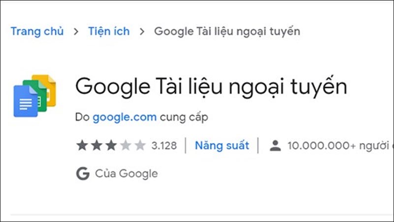 Thêm Google Drive Offline